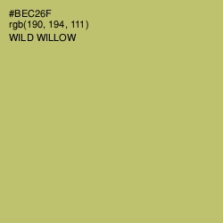 #BEC26F - Wild Willow Color Image