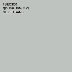 #BEC3C0 - Silver Sand Color Image