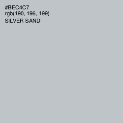 #BEC4C7 - Silver Sand Color Image