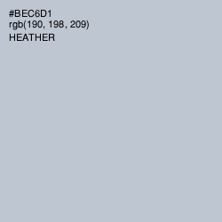 #BEC6D1 - Heather Color Image