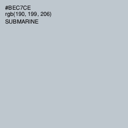#BEC7CE - Submarine Color Image