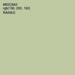 #BEC8A2 - Rainee Color Image