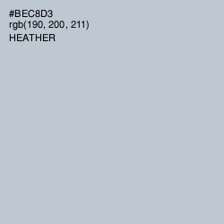 #BEC8D3 - Heather Color Image