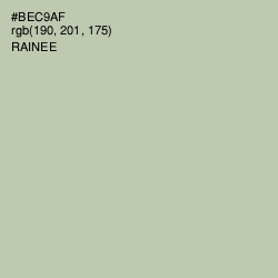 #BEC9AF - Rainee Color Image