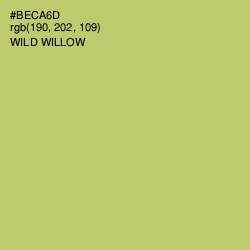 #BECA6D - Wild Willow Color Image