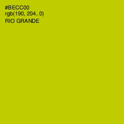 #BECC00 - Rio Grande Color Image