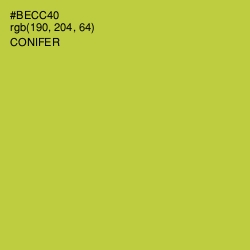 #BECC40 - Conifer Color Image