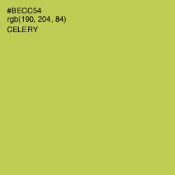 #BECC54 - Celery Color Image