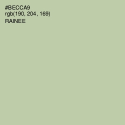 #BECCA9 - Rainee Color Image