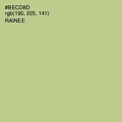 #BECD8D - Rainee Color Image