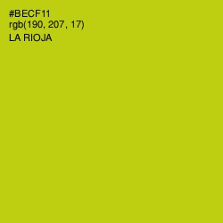 #BECF11 - La Rioja Color Image