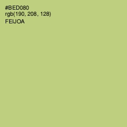 #BED080 - Feijoa Color Image