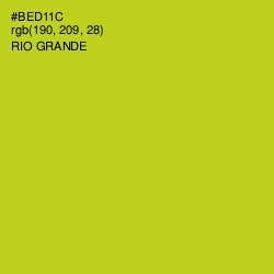 #BED11C - Rio Grande Color Image