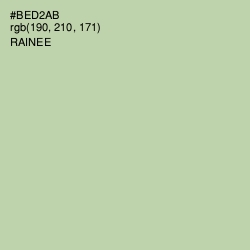 #BED2AB - Rainee Color Image