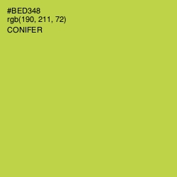 #BED348 - Conifer Color Image