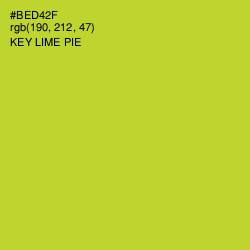 #BED42F - Key Lime Pie Color Image