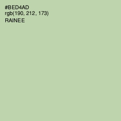 #BED4AD - Rainee Color Image