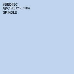 #BED4EC - Spindle Color Image