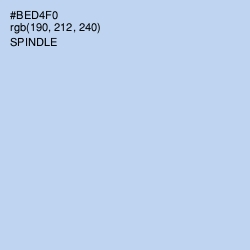 #BED4F0 - Spindle Color Image