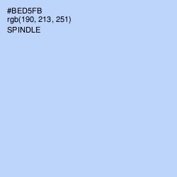 #BED5FB - Spindle Color Image