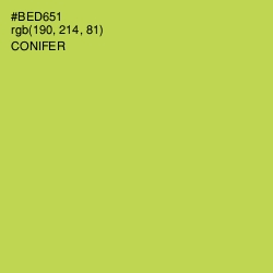 #BED651 - Conifer Color Image