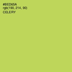 #BED65A - Celery Color Image