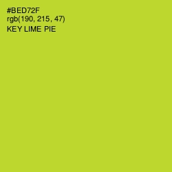 #BED72F - Key Lime Pie Color Image
