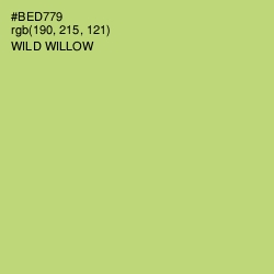 #BED779 - Wild Willow Color Image