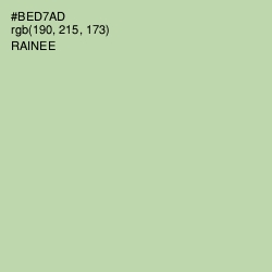 #BED7AD - Rainee Color Image