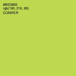 #BED850 - Conifer Color Image