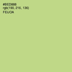 #BED888 - Feijoa Color Image