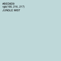 #BED8D9 - Jungle Mist Color Image