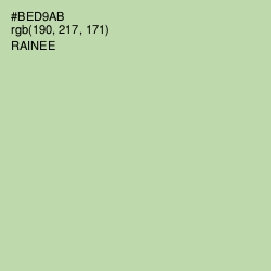 #BED9AB - Rainee Color Image