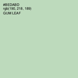 #BEDABD - Gum Leaf Color Image