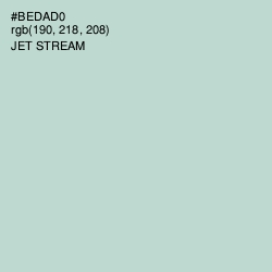#BEDAD0 - Jet Stream Color Image
