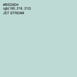#BEDAD4 - Jet Stream Color Image