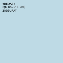 #BEDAE4 - Ziggurat Color Image