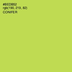 #BEDB52 - Conifer Color Image