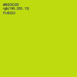 #BEDC0D - Fuego Color Image