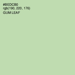 #BEDCB0 - Gum Leaf Color Image