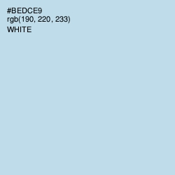 #BEDCE9 - Ziggurat Color Image