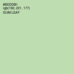 #BEDDB1 - Gum Leaf Color Image