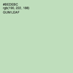 #BEDEBC - Gum Leaf Color Image