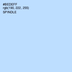 #BEDEFF - Spindle Color Image