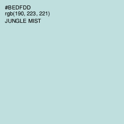 #BEDFDD - Jungle Mist Color Image