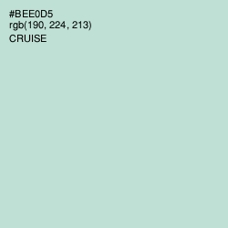 #BEE0D5 - Cruise Color Image