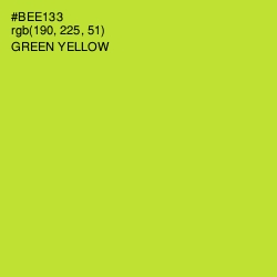 #BEE133 - Green Yellow Color Image