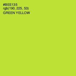 #BEE135 - Green Yellow Color Image