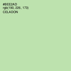 #BEE2AD - Celadon Color Image