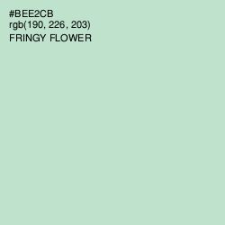 #BEE2CB - Fringy Flower Color Image